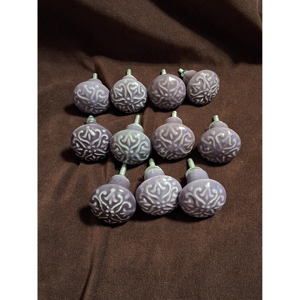 11 Decorative Ceramic Drawer Pull Handle Knobs